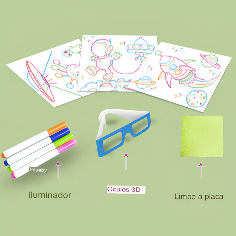 3D Magic - Kit de Aprendizado (+ Brindes Especiais)